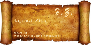 Hajmási Zita névjegykártya